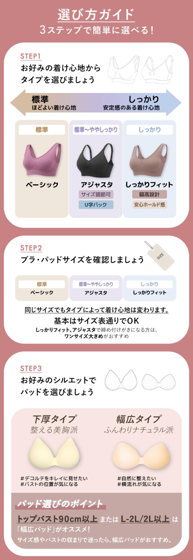 着け心地・サイズ・パッドで選ぶナイトブラガイド