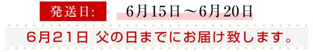 父の日発送日