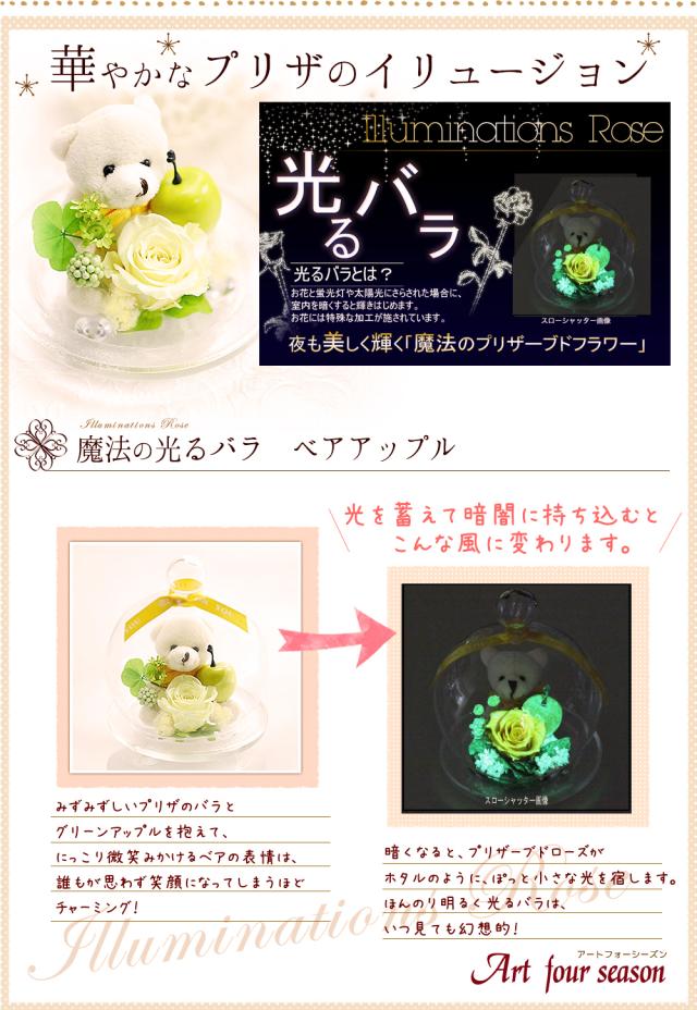 イエロー光るバラ