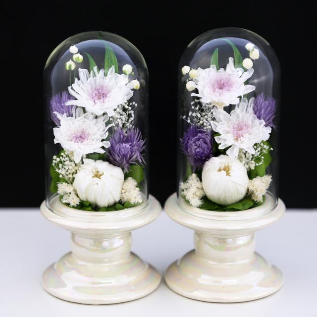 仏花プリザーブドフラワー対 新盆 初盆 仏花 プリザーブドフラワー 仏花 仏壇用 1対 お供え