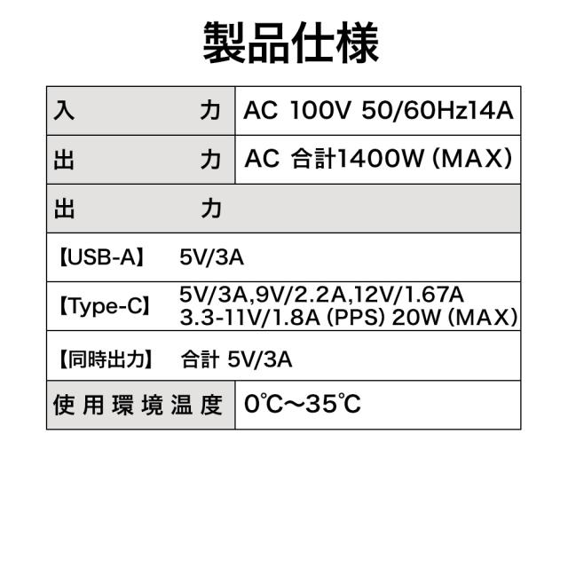 仕様