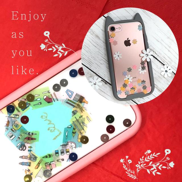 猫耳ガラスアレンジ