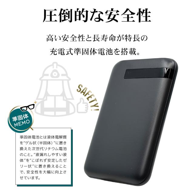 準固体モバイルバッテリー