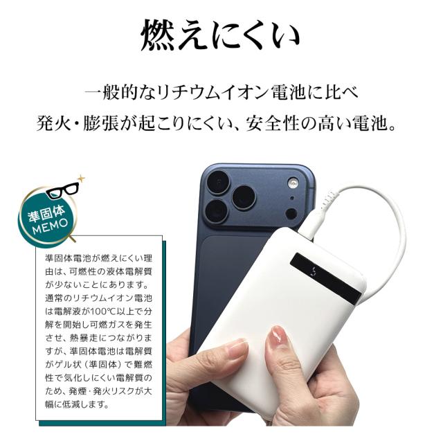 準固体モバイルバッテリー