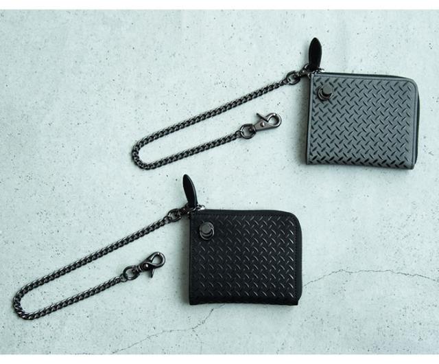 財布 L字ファスナー コンパクト メンズ 牛革 本革 日本製 レザー 漆