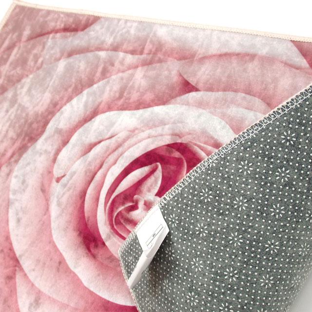 在庫一掃☆残りわずか】 マット ローズ 薔薇柄 室内用 玄関