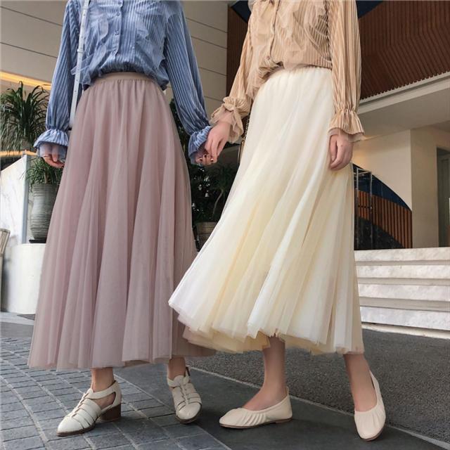 チュールスカート