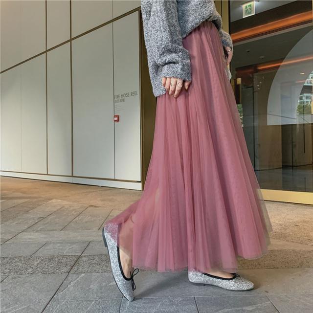 チュールスカート