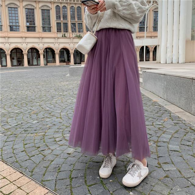 チュールスカート