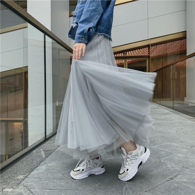チュールスカート