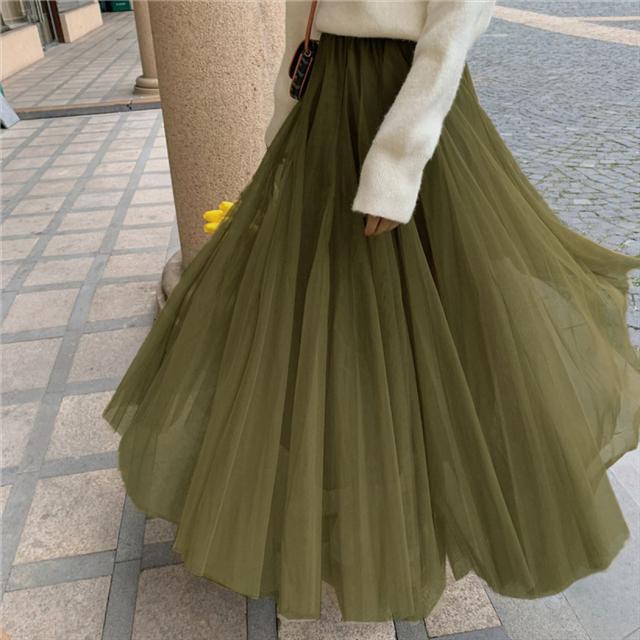 チュールスカート