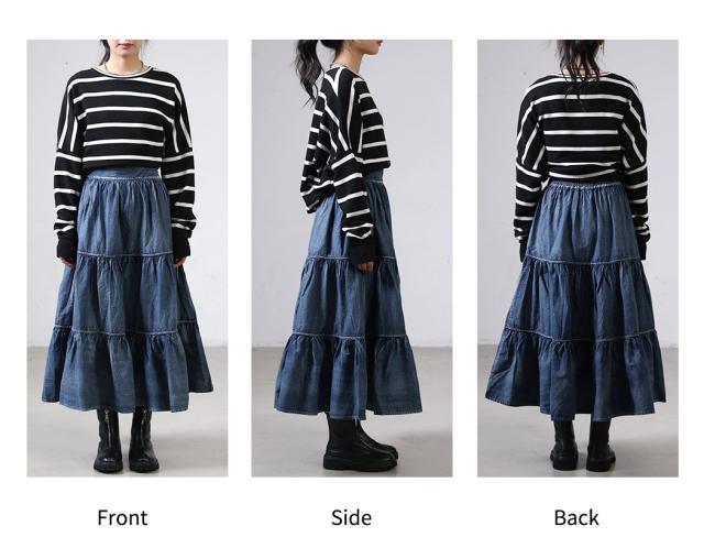 ティアードスカート