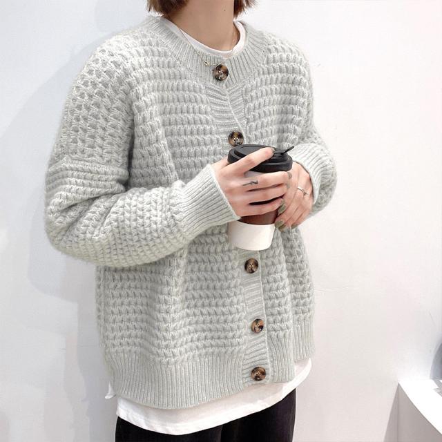 ニット カーディガン レディース 秋冬 おしゃれ かわいい 白 黒 バイカラー 長袖 ドロップショルダー ニット カーディガン レディース 秋冬 おしゃれ かわいい 白 黒