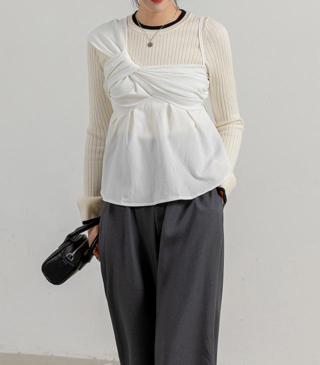 ペプラムキャミ