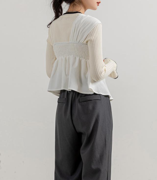 ペプラムキャミ