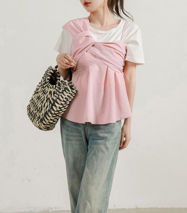 ペプラムキャミ