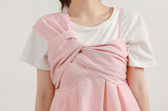 ペプラムキャミ