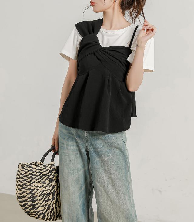 ペプラムキャミ