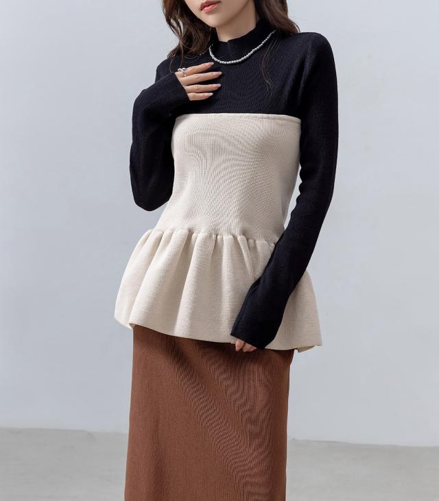 ニットビスチェ