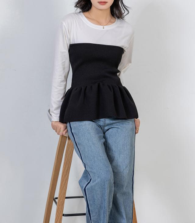 ニットビスチェ