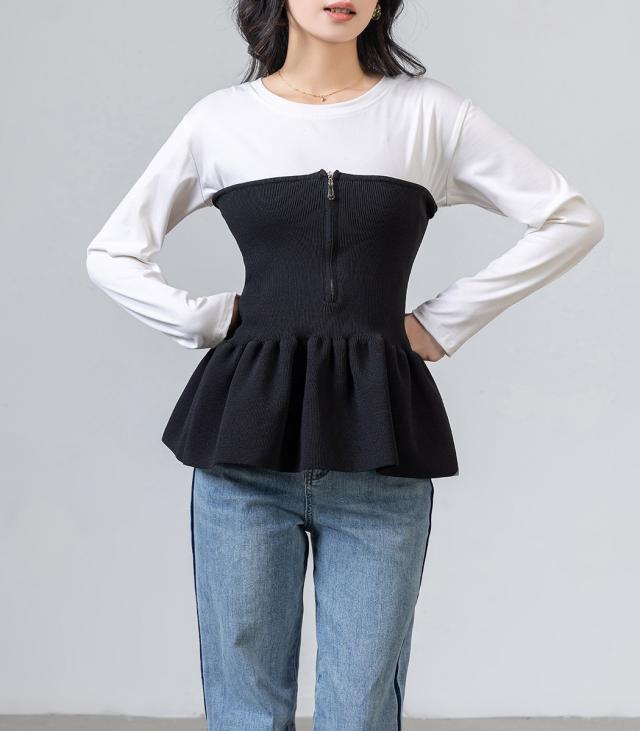 ニットビスチェ