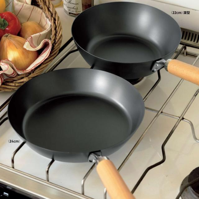 鉄なのにサビにくく、鉄なのに軽さも追求したフライパン