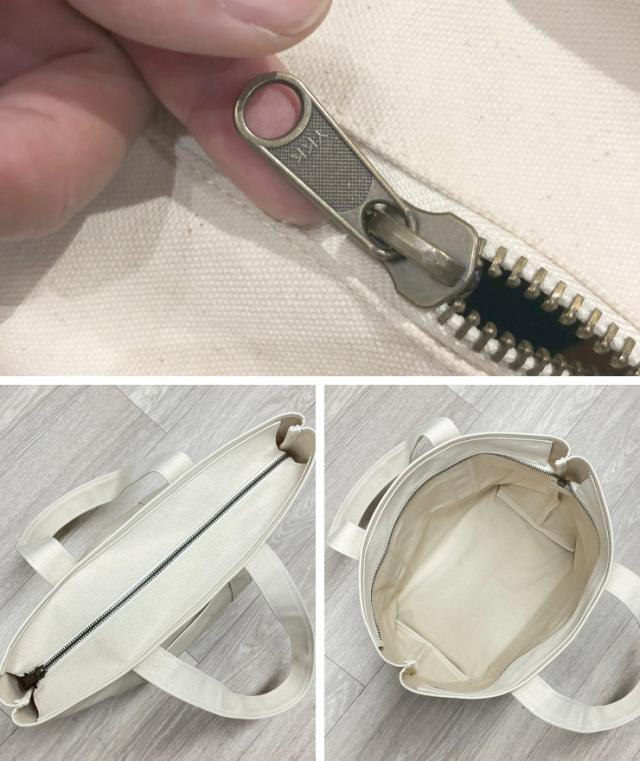 たくさんの荷物を入れることが出来て開閉もしやすいサイズ。