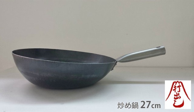 HANAKO はなこ 炒め鍋 27cm H-27 山田工業所 チタンハンドル ガス火