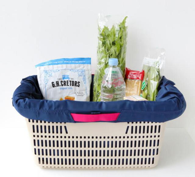 レジカゴバッグとしても使えるサイズ