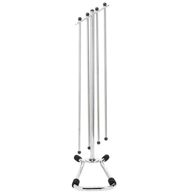 バーを広げれば大判バスタオルがー度に4枚干せる