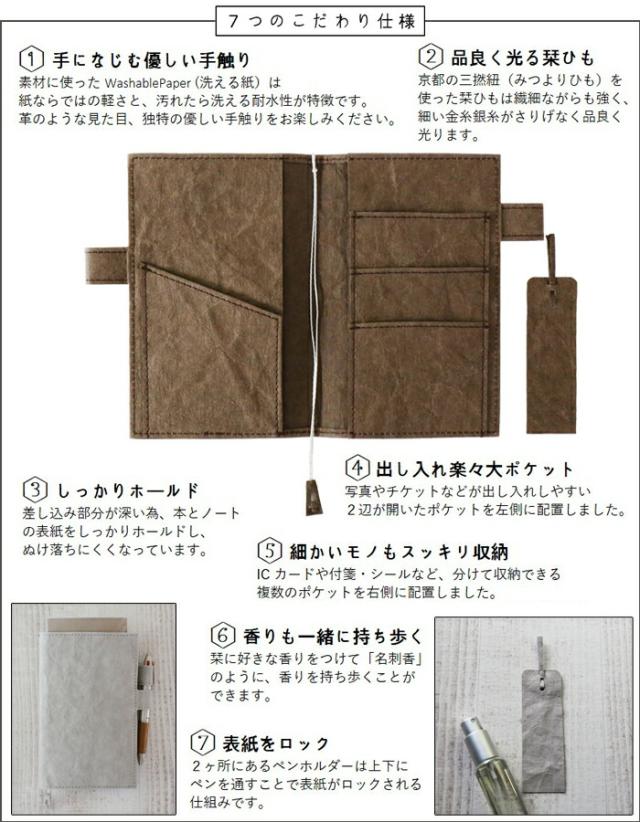 WPB,WALLPAPER BAG,装丁紙,ブックカバー,ノートカバー,手帳,新書本,B6スリム