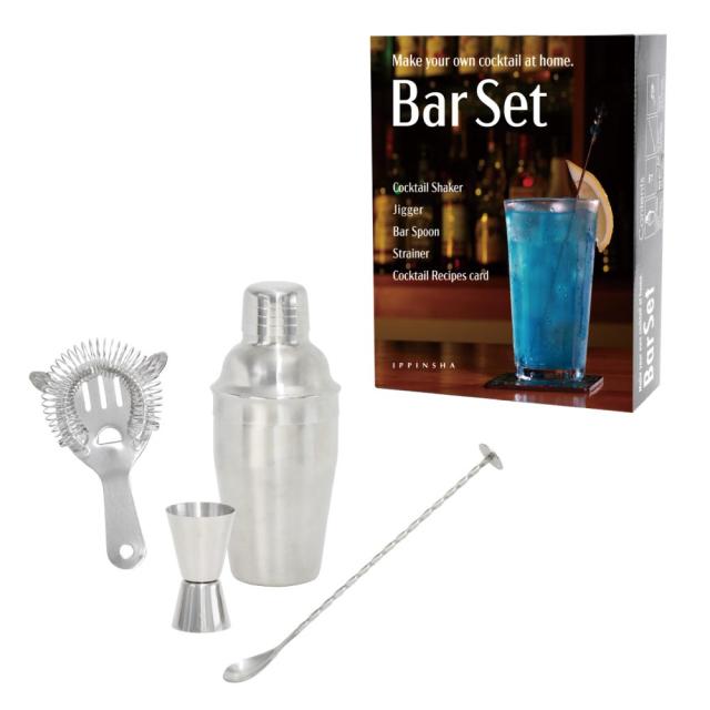 カクテル作りの「これさえあれば」をバーテイストなパッケージにまとめました