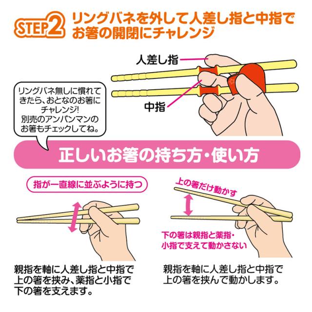 指の位置と動きに慣れてきたらリングバネを外してステップアップ