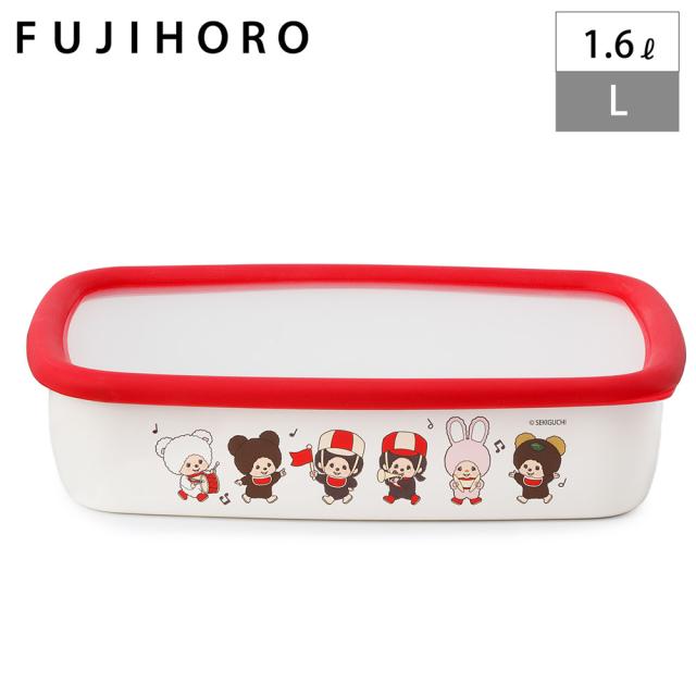 モンチッチ 浅型角容器 ?サイズ レッツ!パレード