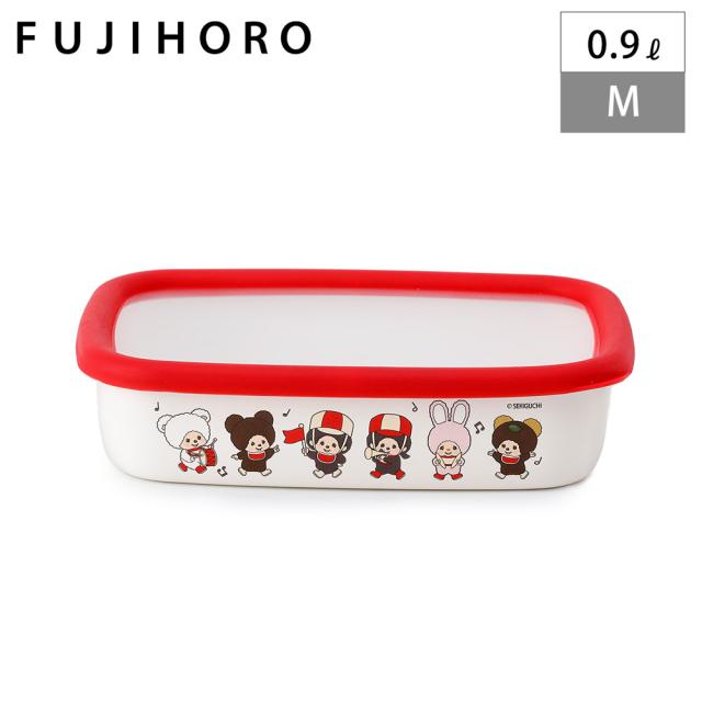 モンチッチ 浅型角容器 Ｍサイズ レッツ！パレード