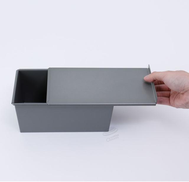 BakeWare/食パン型/1斤/フタ付き【ベイクウェアー/富士ホーロー】◆パン型/焼型/型/スクエア/四角型/製菓道具/製菓用品/製菓グッズ/フッ素加工/キッチン雑貨/お菓子作り道具/お菓子道具/手作り