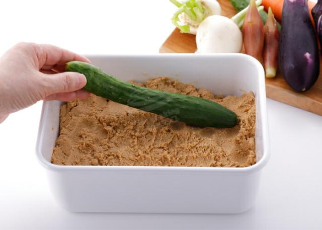 ぬか1kgにちょうど良いサイズ,冷蔵庫でぬか漬け