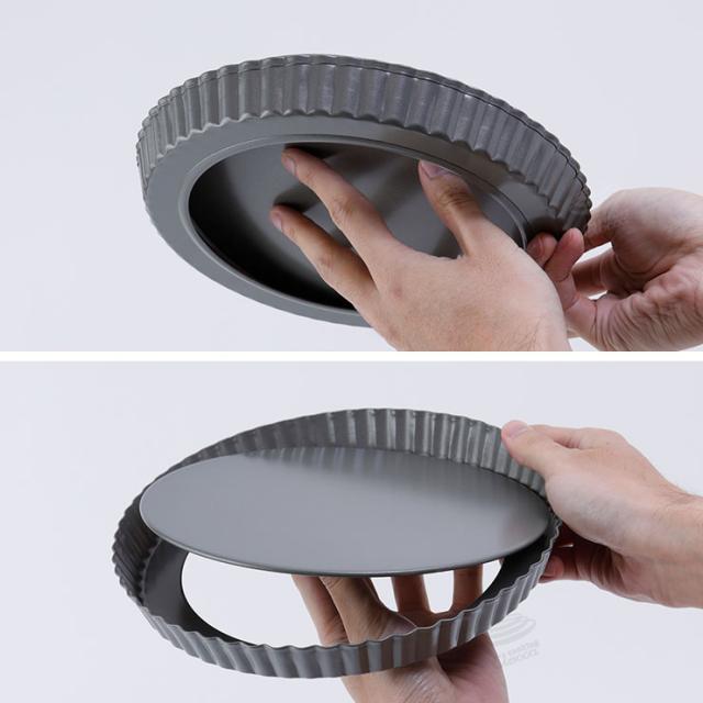 タルト型/底取/18cm【ベイクウェアー富士ホーロー】◆お菓子作り道具/お菓子型/焼き菓子/セルクル/型/丸型/製菓用品/製菓グッズ/フッ素加工/キッチン雑貨/BakeWare