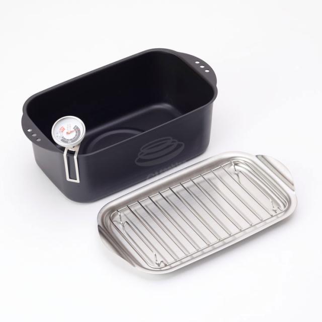 角型天ぷら鍋,ミニ,温度計付き