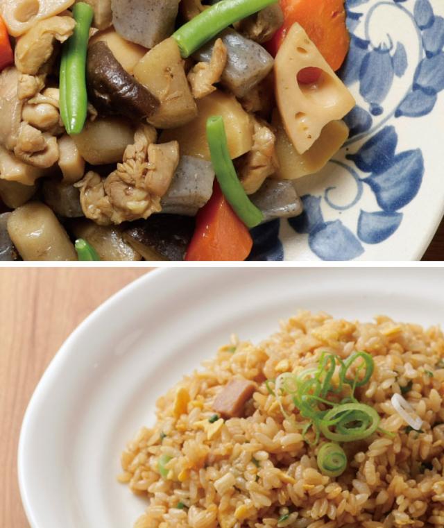 スプーン型だから炒めて盛りつけもできます