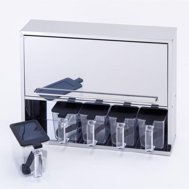 ステンレススパイスストッカー2段 UC-116,内山産業