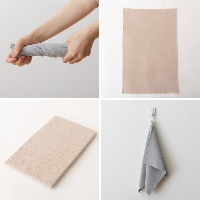 洗剤代が節約できて経済的な上に、水だけで綺麗になるので手や環境にも優しいふきん