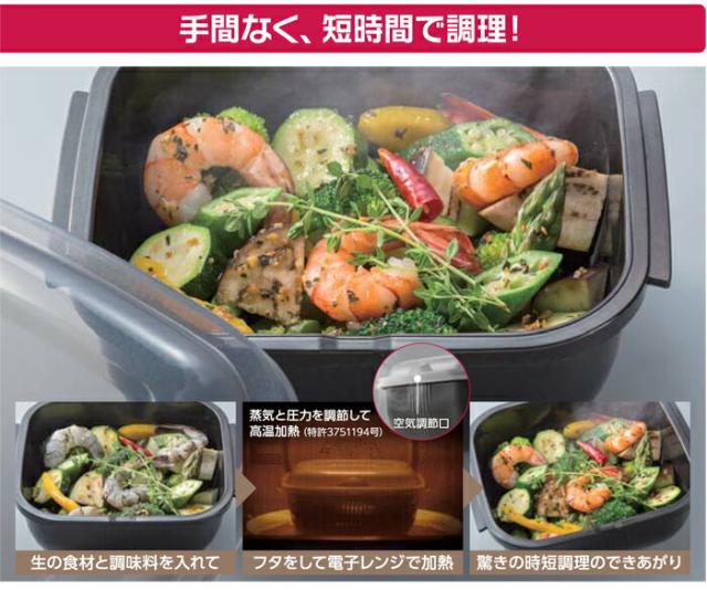 手間なく短時間で調理,肉じゃがもたったの3分