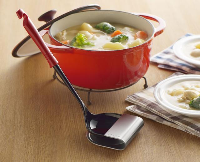 高級感のある18-8ステンレス製で、ダイニングキッチンにも馴染みます