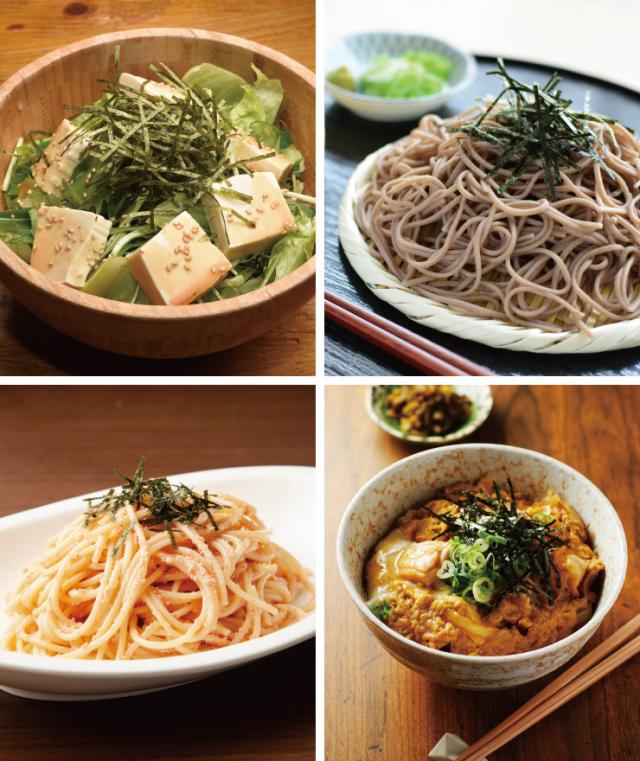 そば、和風パスタ、サラダ、丼ものなどに
