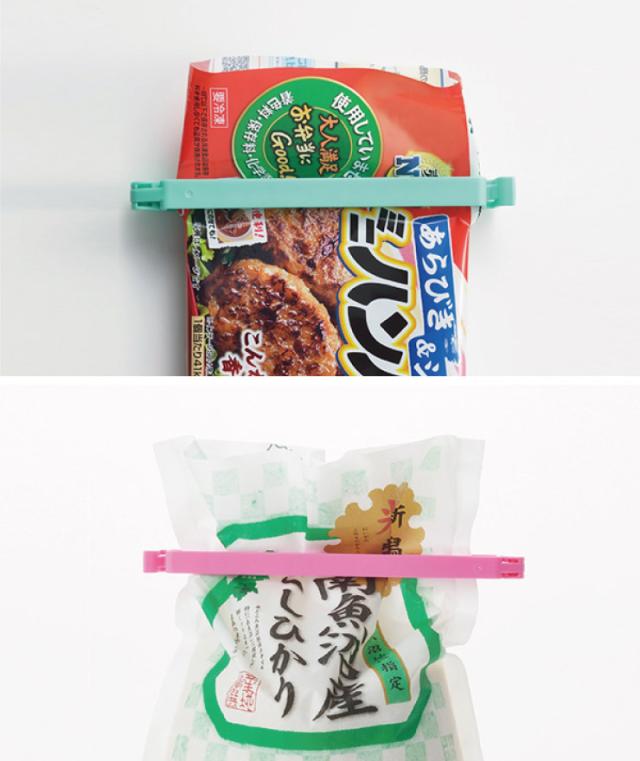 コーヒー豆や冷凍食品の袋のサイズにピッタリ