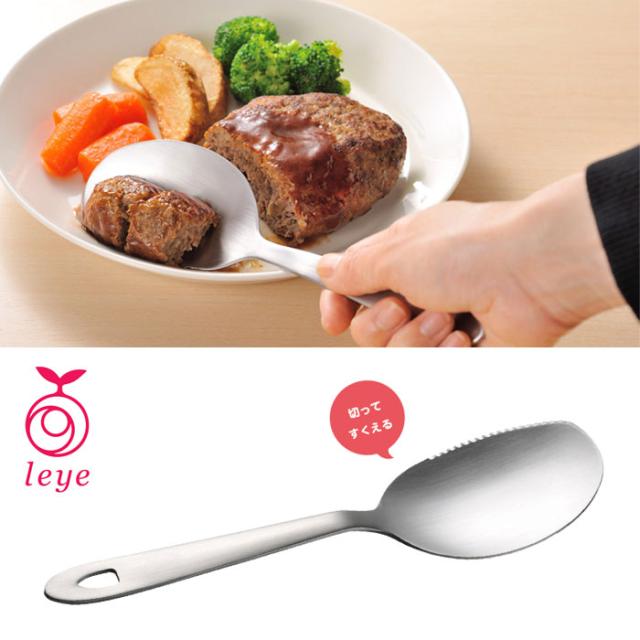 leye,レイエ,すくえるナイフ,サービングスプーン,LS1509,AUX,オークス