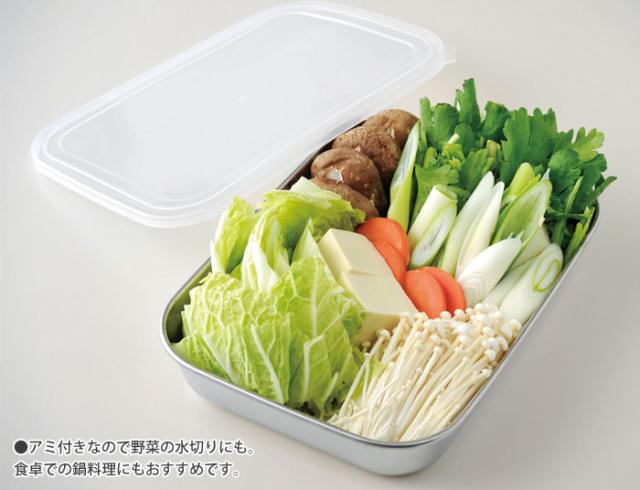 鍋料理の際に野菜の水切りにもおすすめ