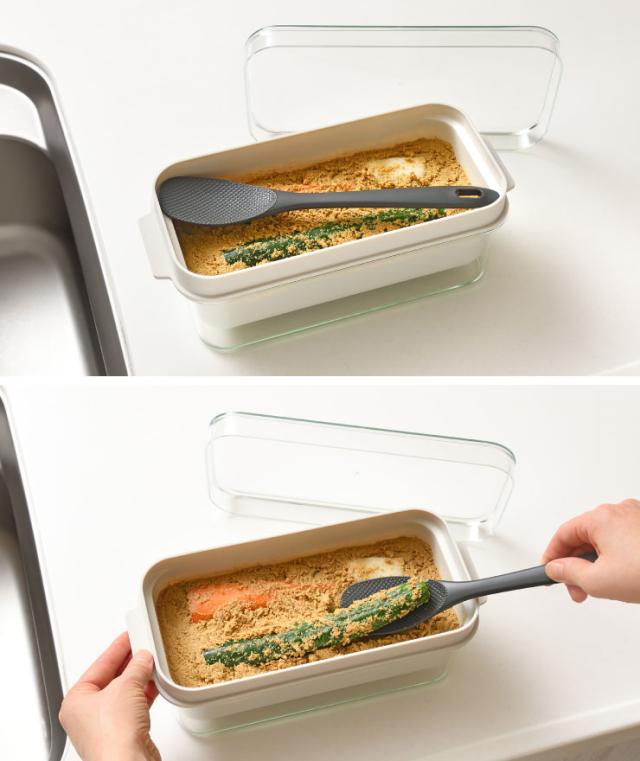 フタは立てておけるので邪魔になりません