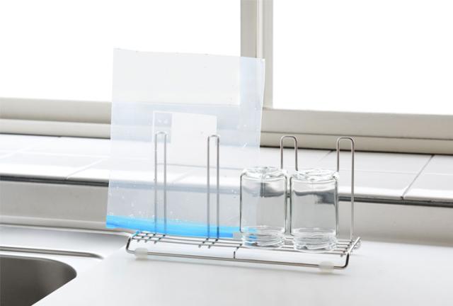 保存袋、空き瓶などの乾燥にもおすすめ